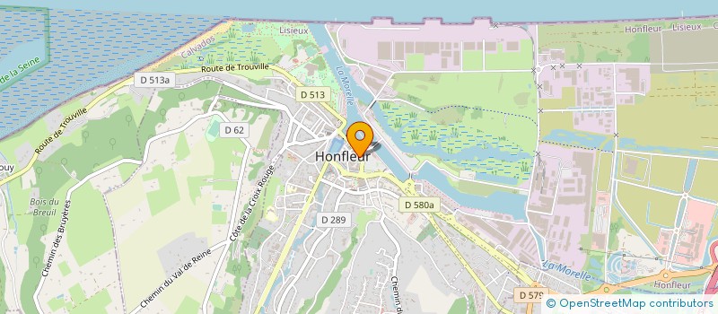 localisation de l'entreprise SCI DU BON CIDRE à HONFLEUR