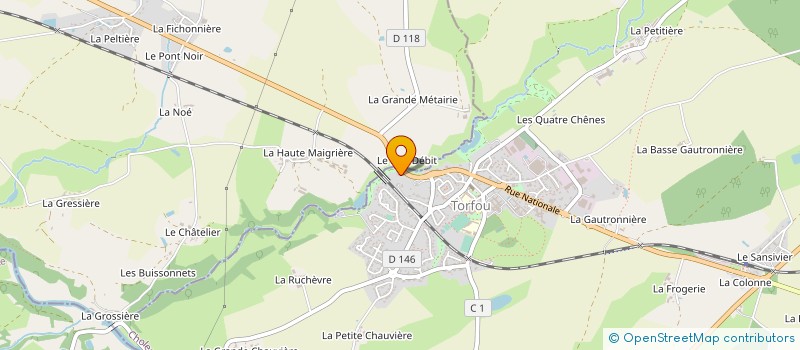 localisation de l'entreprise SCI DU BON DEBIT à SEVREMOINE