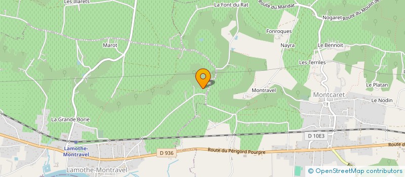 localisation de l'entreprise SCI DU BON DIEU  LAMOTHE-MONTRAVEL
