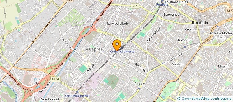 localisation de l'entreprise SCI DU BON FRAISIER à CROIX