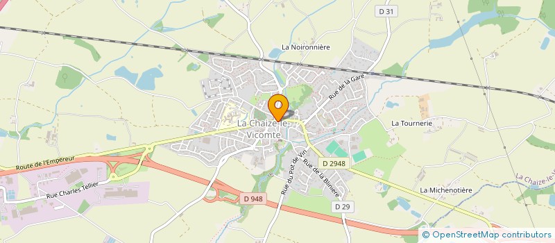 localisation de l'entreprise SCI DU BON LOGIS  LA CHAIZE-LE-VICOMTE