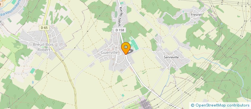 localisation de l'entreprise SCI DU BON PUIT  GUERVILLE