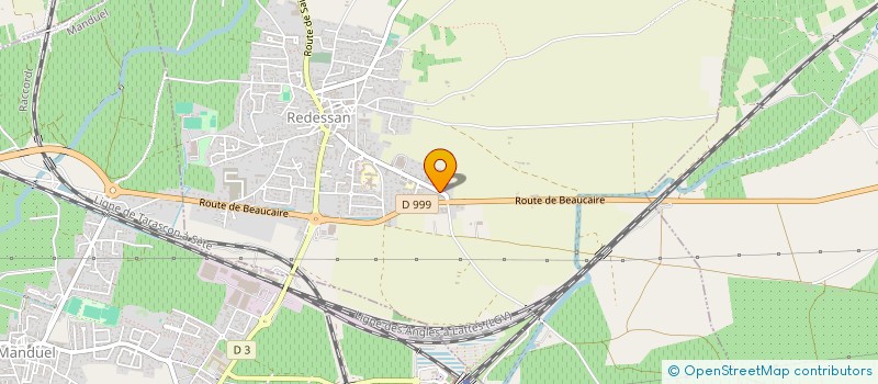 localisation de l'entreprise SCI DU BONDAVIN  REDESSAN