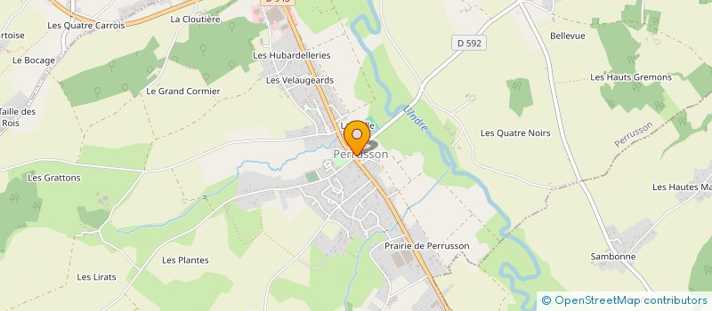 localisation de l'entreprise SCI DU BONHEUR à PERRUSSON