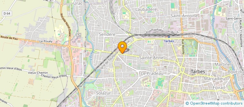 localisation de l'entreprise SCI DU BONHEUR  TARBES