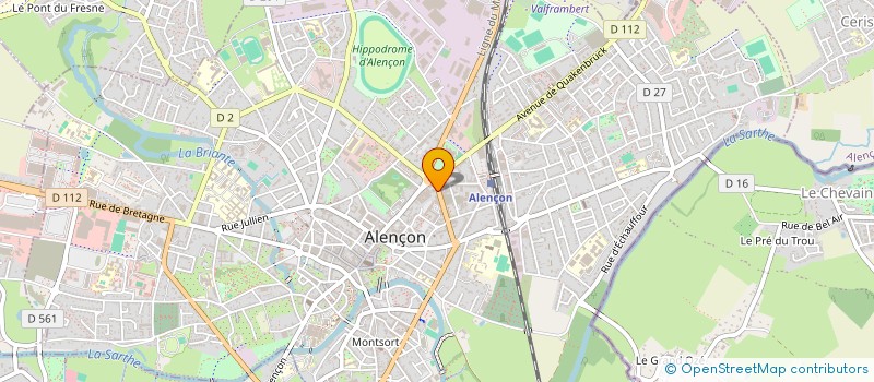 localisation de l'entreprise SCI DU BONHEUR à ALENCON