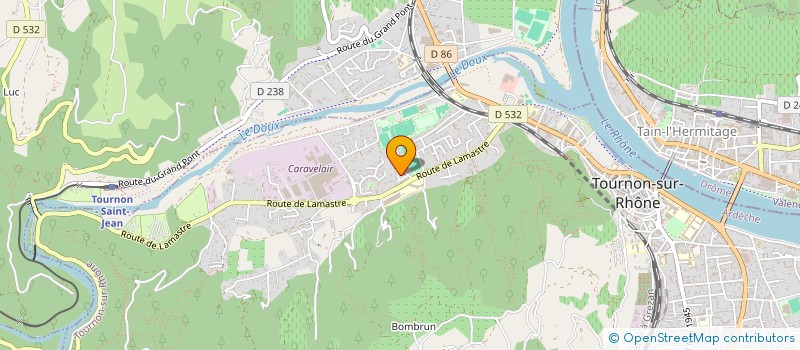 localisation de l'entreprise SCI DU BONHEUR à TOURNON-SUR-RHONE