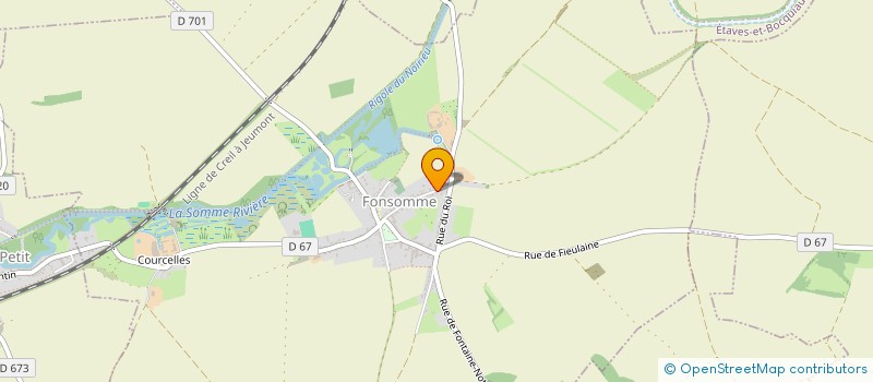 localisation de l'entreprise SCI DU BONHEUR  FONSOMME