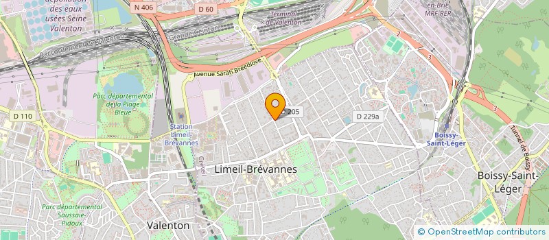 localisation de l'entreprise SCI DU BONHEUR à LIMEIL-BREVANNES