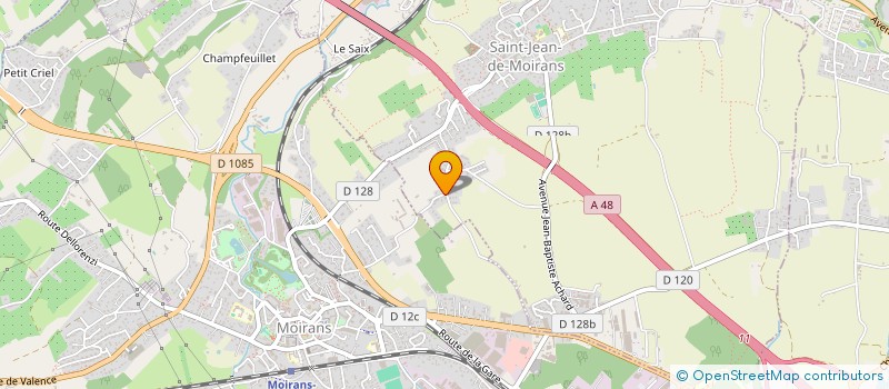 localisation de l'entreprise SCI DU BONHEUR  SAINT-JEAN-DE-MOIRANS