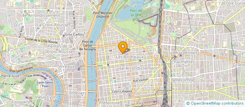 localisation de l'entreprise SCI DU BONHEUR  LYON