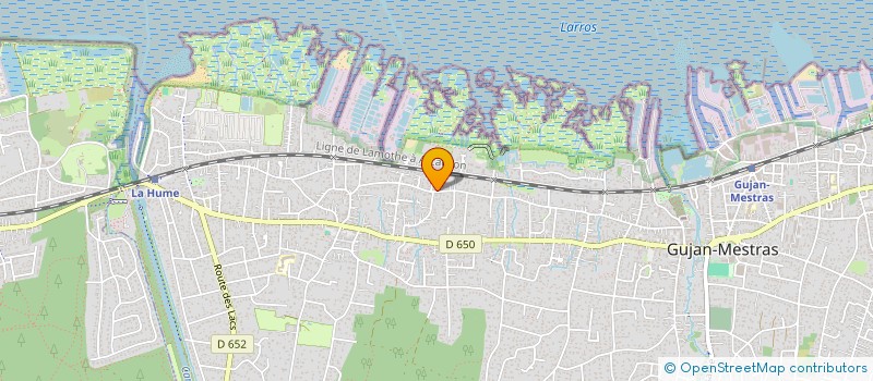 localisation de l'entreprise SCI DU BONHEUR  GUJAN-MESTRAS