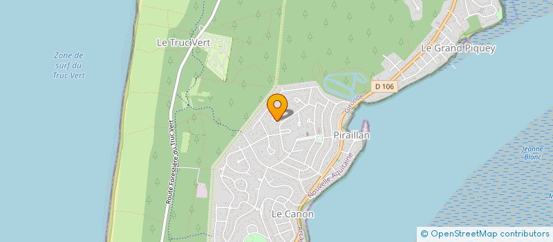 localisation de l'entreprise SCI DU BONHEUR à LEGE-CAP-FERRET