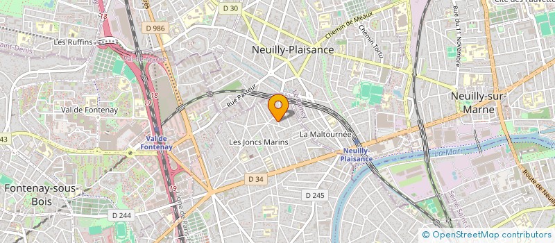 localisation de l'entreprise SCI DU BONHEUR DE CHARLOTTE à LE PERREUX-SUR-MARNE