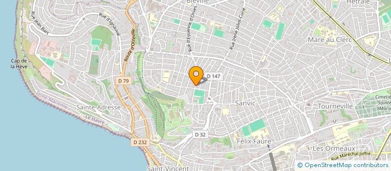 localisation de l'entreprise SCI DU BONHEUR INVESTISSEMENT à LE HAVRE