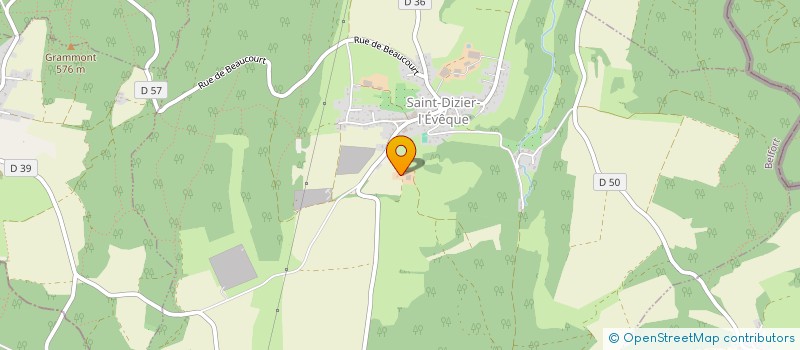 localisation de l'entreprise SCI DU BONNAT  SAINT DIZIER L'EVEQUE