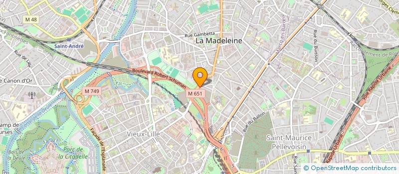 localisation de l'entreprise SCI DU BONSAI à LA MADELEINE