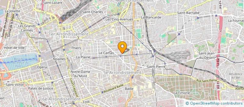 localisation de l'entreprise SCI DU BONTEMPS à MARSEILLE