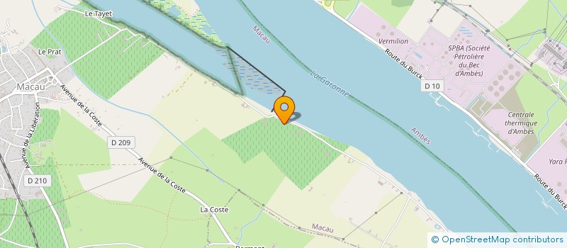 localisation de l'entreprise SCI DU BORD DE L'EAU  MACAU