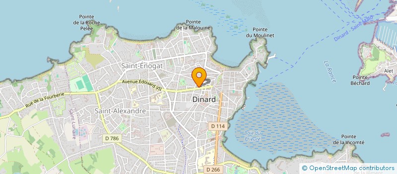 localisation de l'entreprise SCI DU BORD DE LOING  DINARD