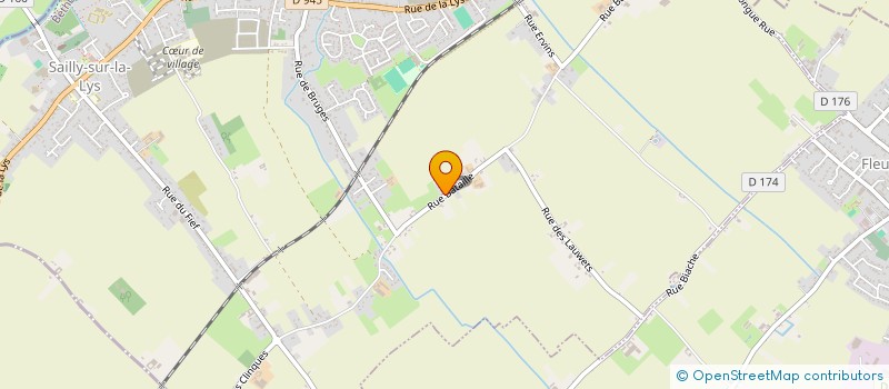 localisation de l'entreprise SCI DU BORD DE LYS  SAILLY-SUR-LA-LYS