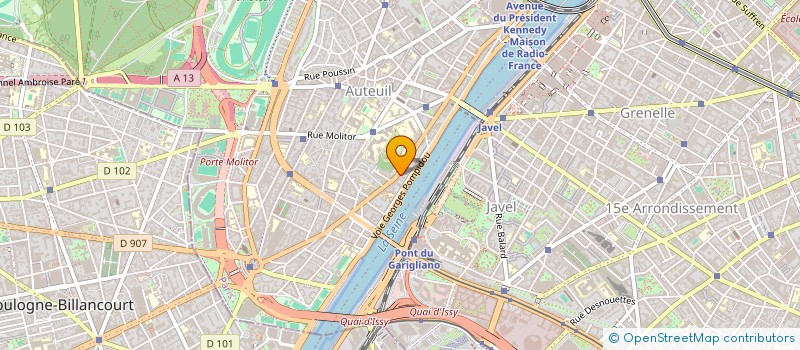 localisation de l'entreprise SCI DU BORD DE MER  PARIS