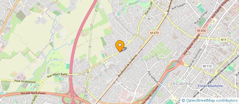 localisation de l'entreprise SCI DU BORD DE MER à MARCQ-EN-BARŒUL