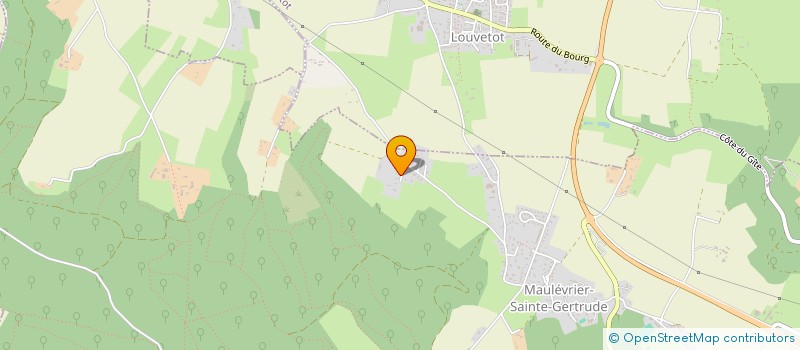 localisation de l'entreprise SCI DU BORD DE MER  MAULEVRIER-SAINTE-GERTRUDE