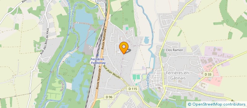 localisation de l'entreprise SCI DU BORD DU LOING à FONTENAY-SUR-LOING