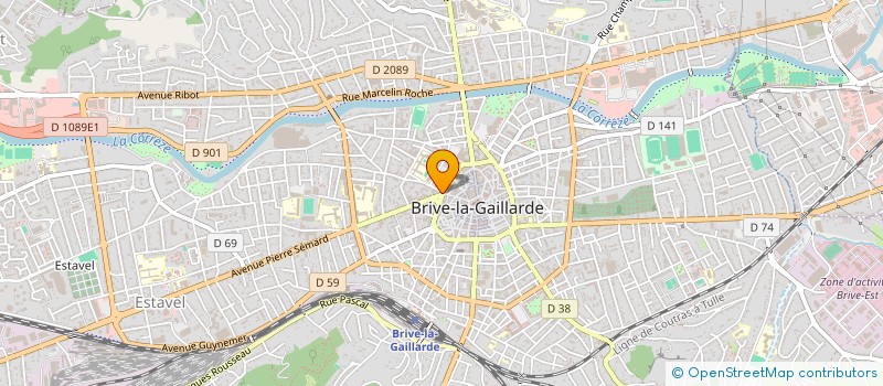 localisation de l'entreprise SCI DU BORDEAUX à BRIVE-LA-GAILLARDE