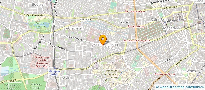 localisation de l'entreprise SCI DU BORDELAIS  BORDEAUX