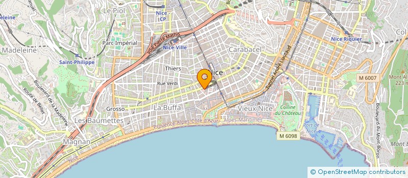localisation de l'entreprise SCI DU BOREON à NICE