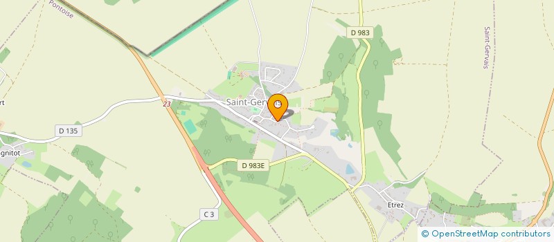 localisation de l'entreprise SCI DU BOSCODON  CROTS