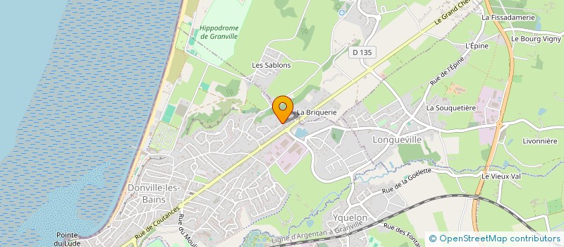 localisation de l'entreprise SCI DU BOSCQ  DONVILLE-LES-BAINS