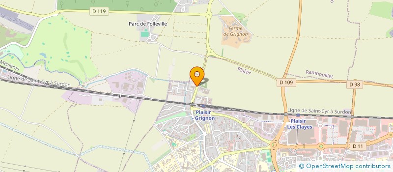 localisation de l'entreprise SCI DU BOSON  PLAISIR