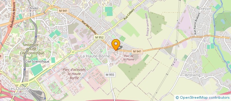 localisation de l'entreprise SCI DU BOSQUET à VILLENEUVE-D'ASCQ