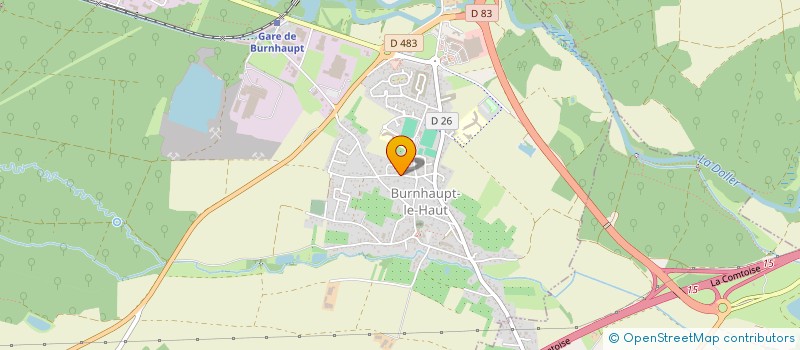 localisation de l'entreprise SCI DU BOSQUET  BURNHAUPT-LE-HAUT