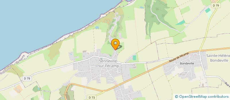 localisation de l'entreprise SCI DU BOSQUET  SENNEVILLE-SUR-FECAMP
