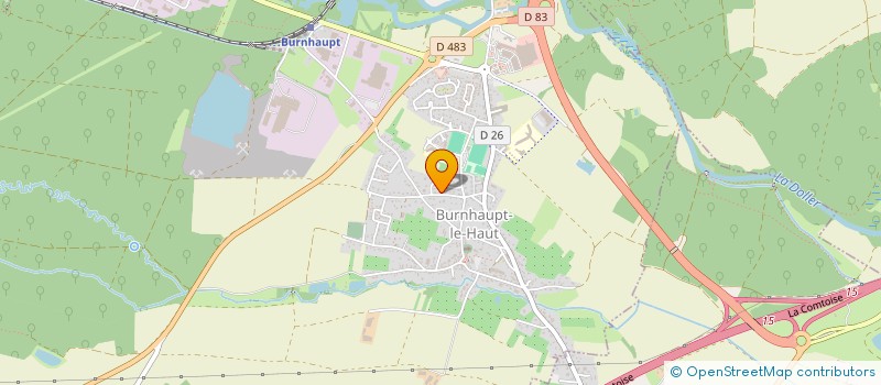 localisation de l'entreprise SCI DU BOSQUET  BURNHAUPT-LE-HAUT