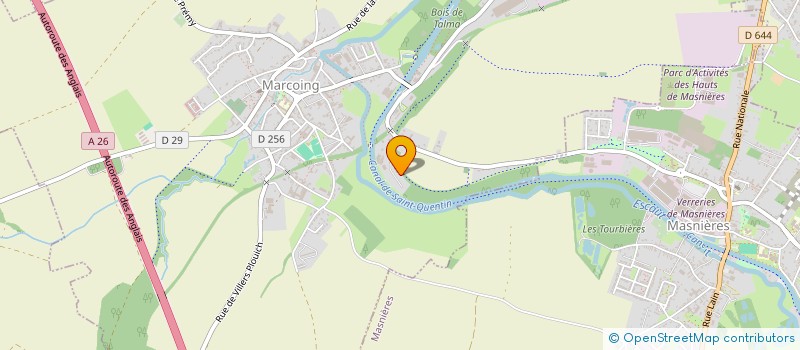 localisation de l'entreprise SCI DU BOSQUET  MARCOING