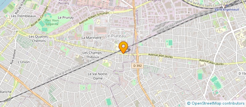 localisation de l'entreprise SCI DU BOSQUET  SARTROUVILLE