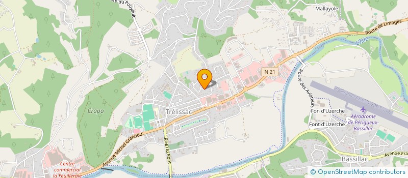 localisation de l'entreprise SCI DU BOST  CHAMPCEVINEL