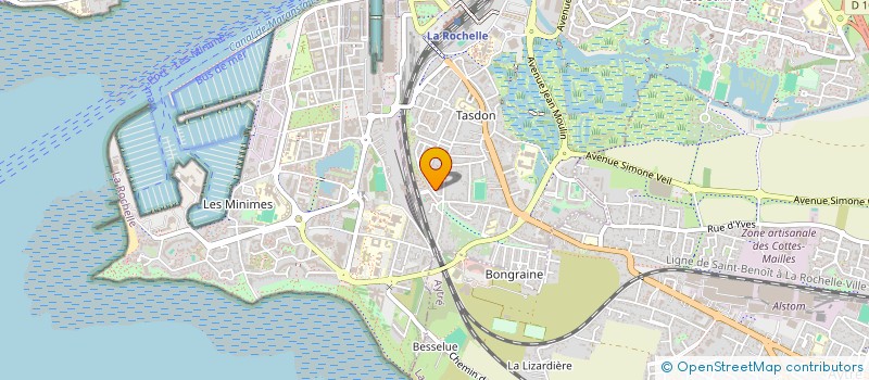 localisation de l'entreprise SCI DU BOST  LA ROCHELLE