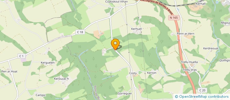 localisation de l'entreprise SCI DU BOT  PONT-DE-BUIS-LES-QUIMERCH