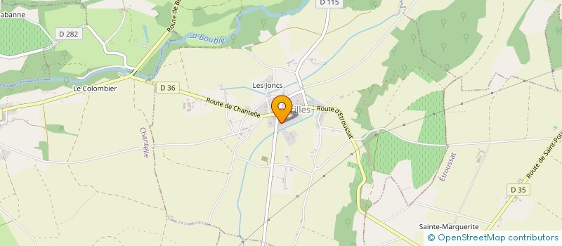 localisation de l'entreprise SCI DU BOUBLON  FOURILLES