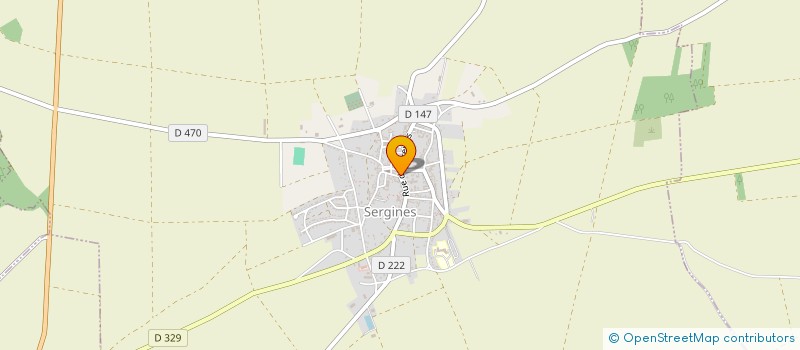 localisation de l'entreprise SCI DU BOUCHON  SERGINES