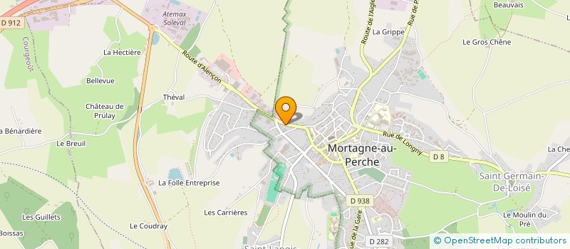 localisation de l'entreprise SCI DU BOUDIN à MORTAGNE-AU-PERCHE