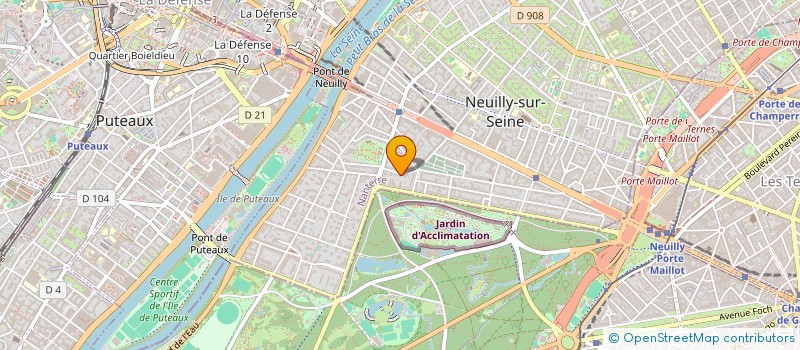 localisation de l'entreprise SCI DU BOUEXIC à NEUILLY-SUR-SEINE
