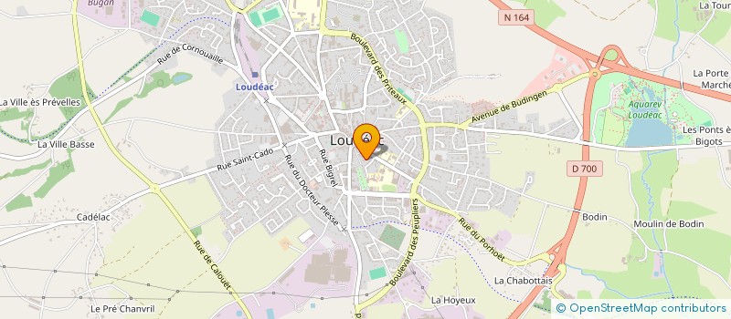 localisation de l'entreprise SCI DU BOUGAINVILLIEE à LOUDEAC