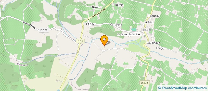 localisation de l'entreprise SCI DU BOULANGEY  RUCH